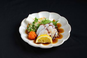 居酒屋「博多萬漁箱」で提供する『地たこポン酢』の画像